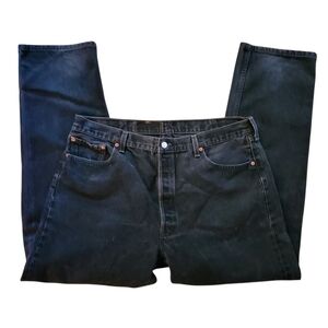Vintage 90s Levi’s 501 black jeansSize 40 x 32 Button fly